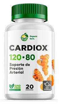 Cardiox 120 80 hipertension inkafarma capsulas Perú y Chile