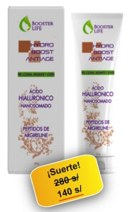 Hialuronico Crema Booster Life Hydro Boost Antiage Peru