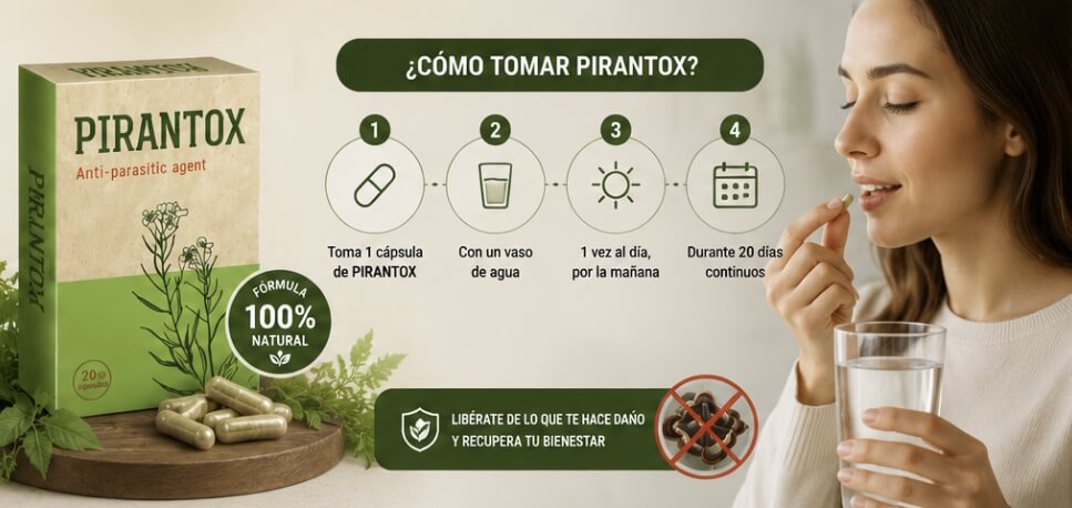 Cómo se toma Pirantox – Instrucciones de uso